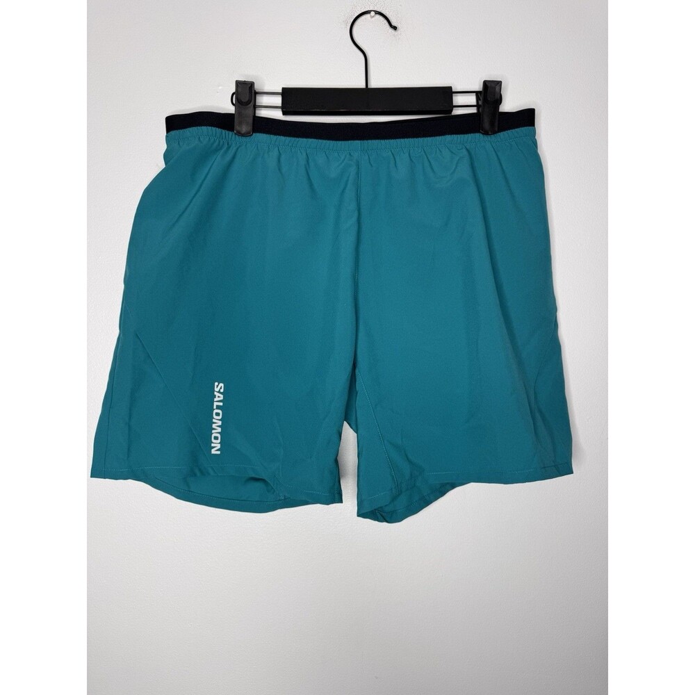 Salomon Mens Cross 7” Tahitian Tide Activewear Running Shorts NWT Medium